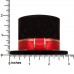 Unique Black Velour Top Hat Gift Box, Ring, Pin, Etc 1020067-12PK